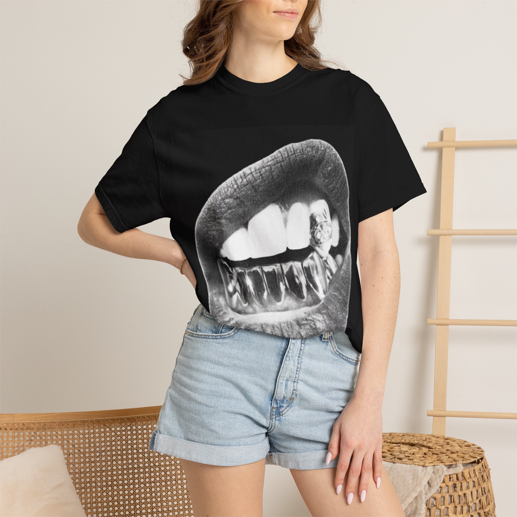 Classic Black T‑Shirt — Unisex Garment-Dyed Tee