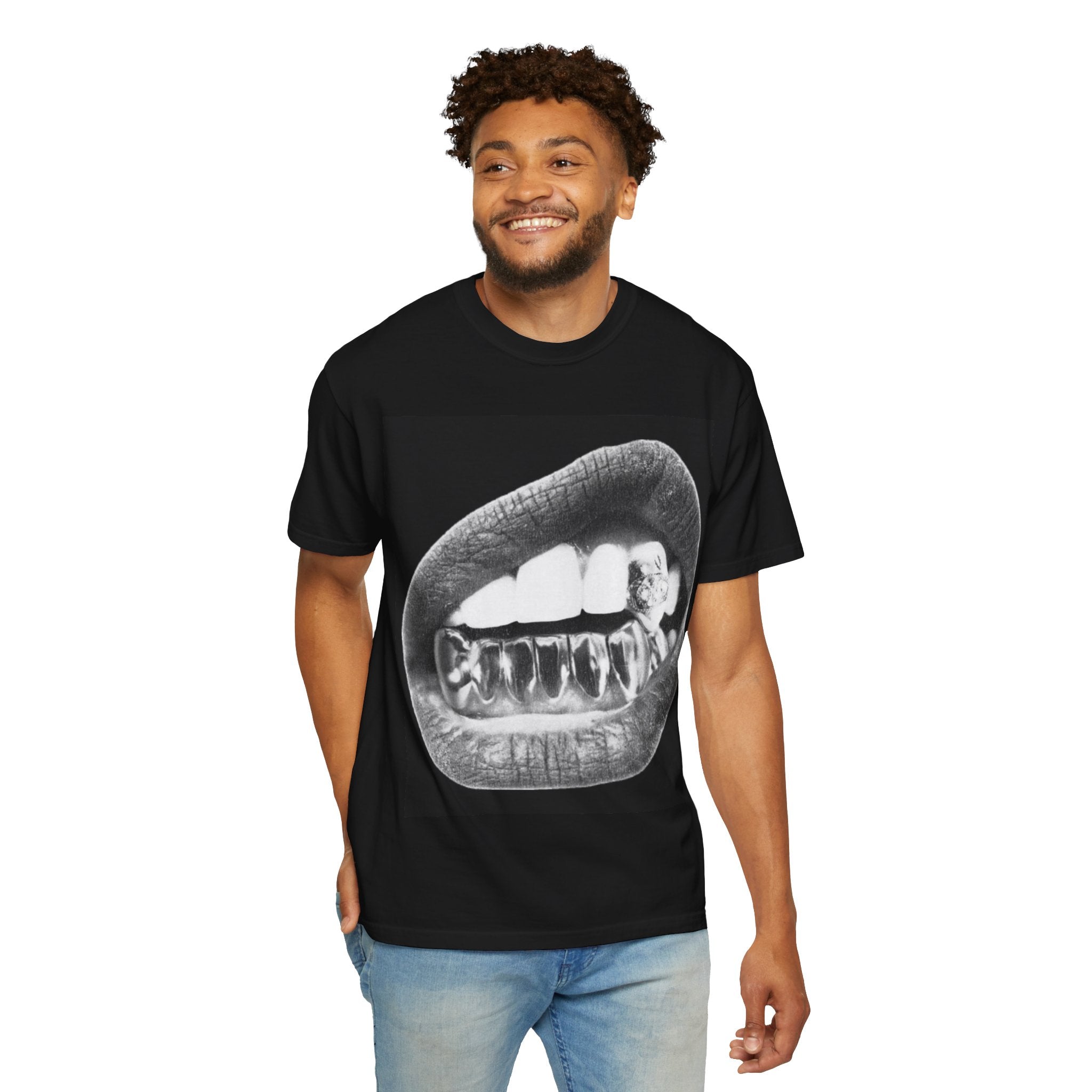 Classic Black T‑Shirt — Unisex Garment-Dyed Tee