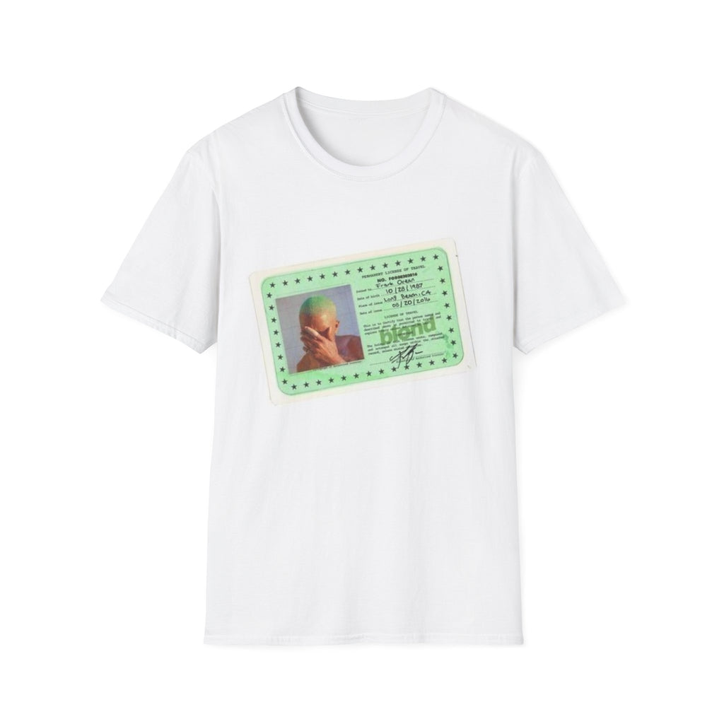 T-Shirt — Vintage ID Card Graphic Tee ("blend")
