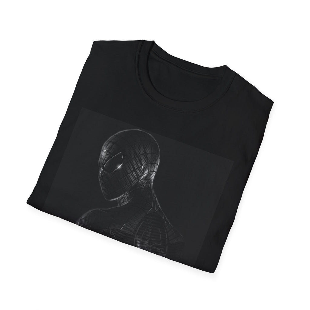 Spooky Black Phantom Graphic T-Shirt — Dark Ghost Silhouette Tee
