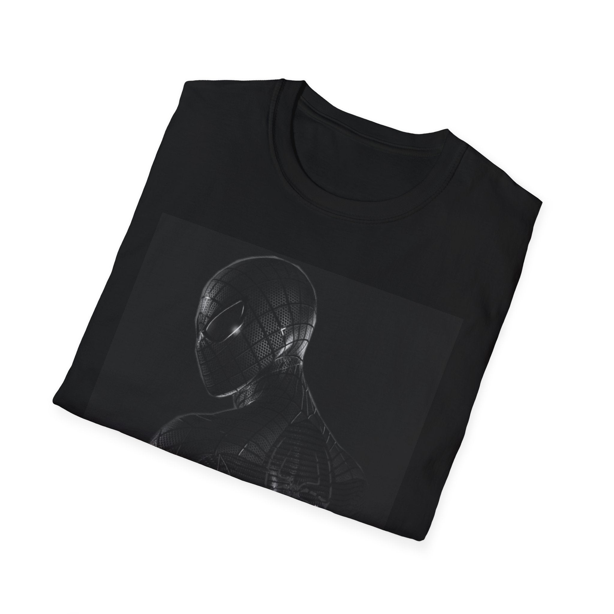 Spooky Black Phantom Graphic T-Shirt — Dark Ghost Silhouette Tee