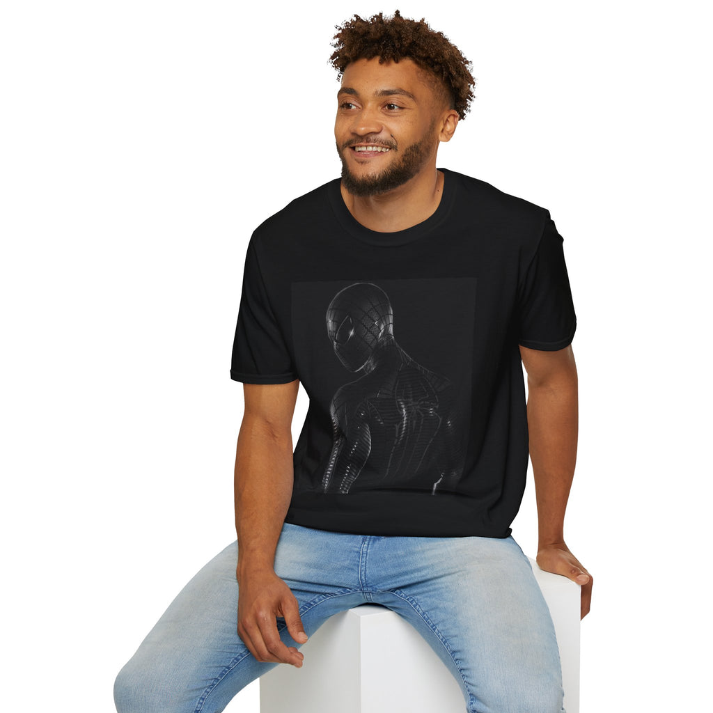 Spooky Black Phantom Graphic T-Shirt — Dark Ghost Silhouette Tee