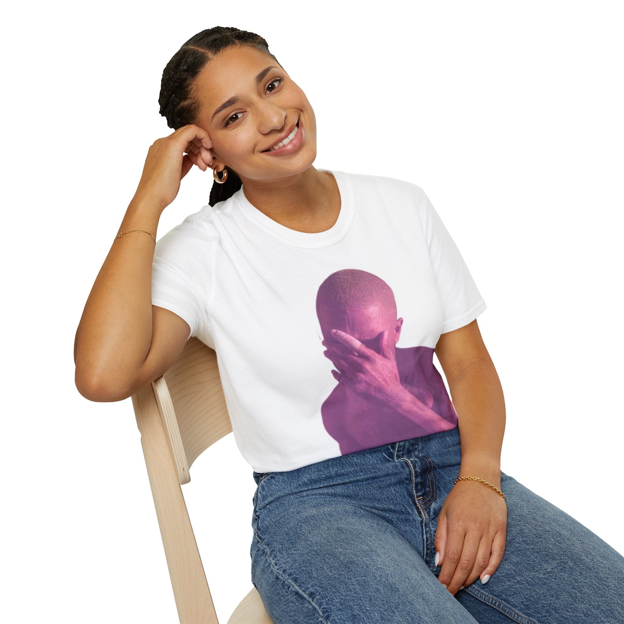 T-Shirt — Purple Facepalm Portrait Tee